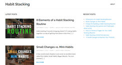 Desktop Screenshot of habitstacking.com